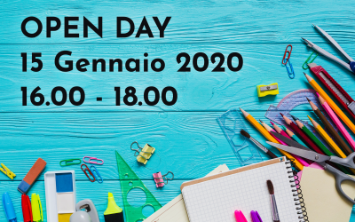 Nuovo Open Day Mercoledì 15 Gennaio